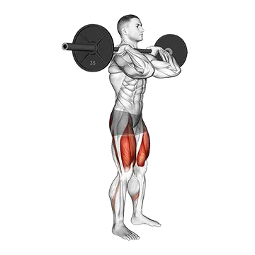 Barbell Clean-grip Front Squat