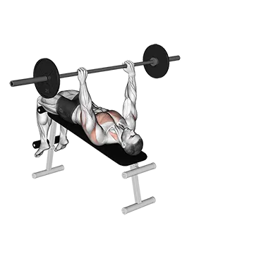 Barbell Decline wide-grip pullover