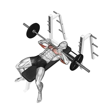 Barbell Lying Close-grip Press