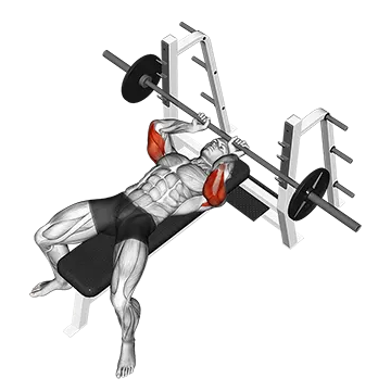 Barbell Lying extension