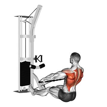 Cable Floor Seated Wide-grip Row