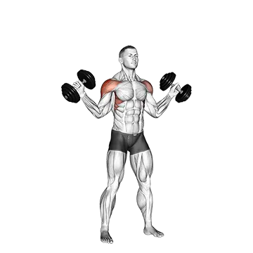 Dumbbell W-press