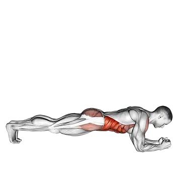 Front Plank with Twist