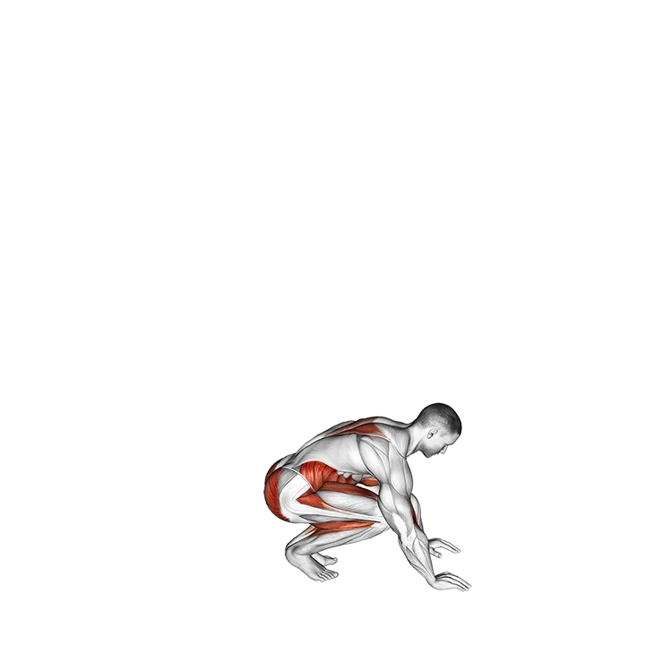Jack Burpee exercise animation (Male)