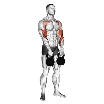 Kettlebell Alternating Hang Clean