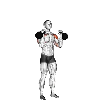 Kettlebell Alternating Press
