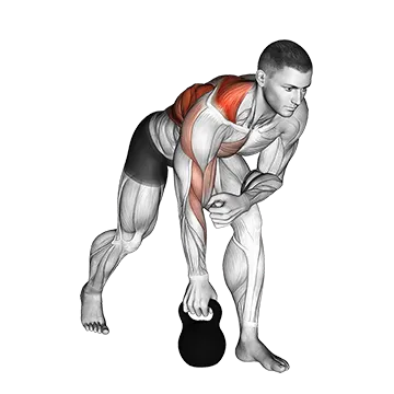 Kettlebell One Arm Row