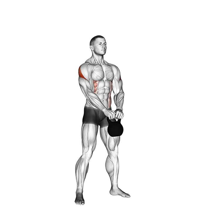 Kettlebell Pirate Ships exercise animation (Männlich)
