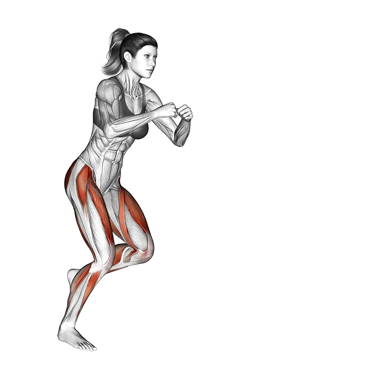 Lateral Speed Step exercise animation (Female)