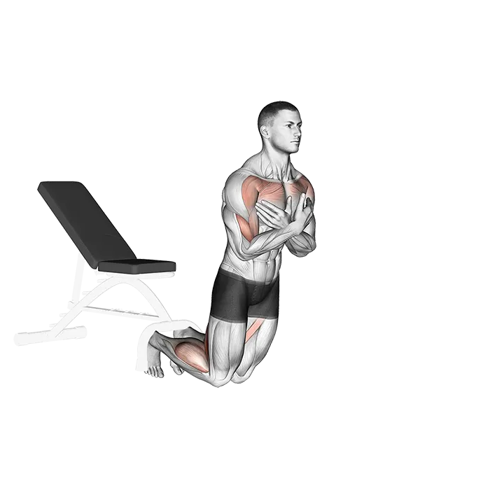 Self assisted Inverse Leg Curl (on floor) exercise animation (Male)
