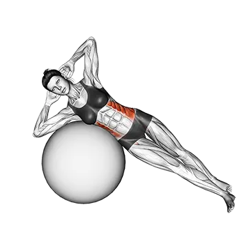 Side Bend (on stability ball)