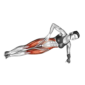 Side Bridge (knee tuck)
