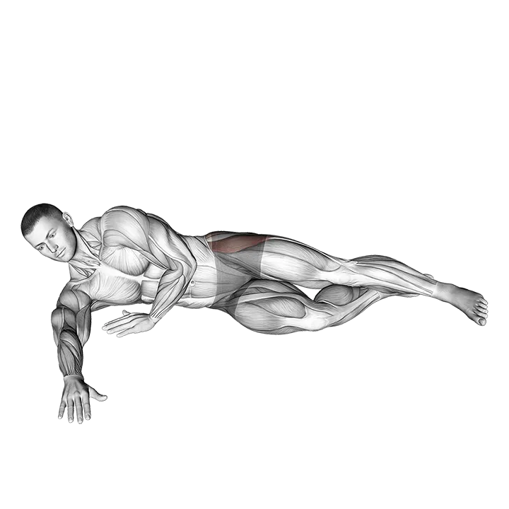 Side Hip Abduction exercise animation (Male)