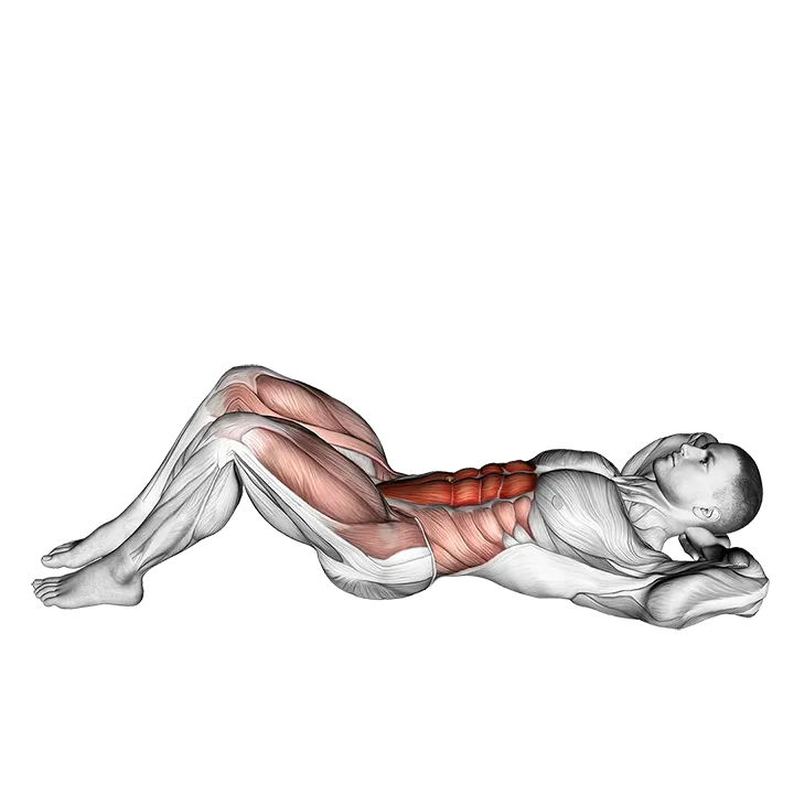 Sit-Up (version 2) exercise animation (Male)