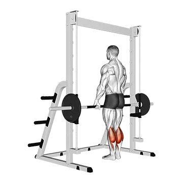Smith Standing Leg Calf Raise