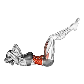 Twist Crunch (leg-up)