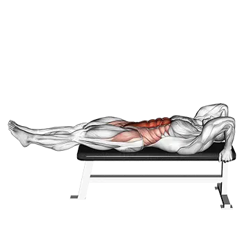 Lying leg-hip raise