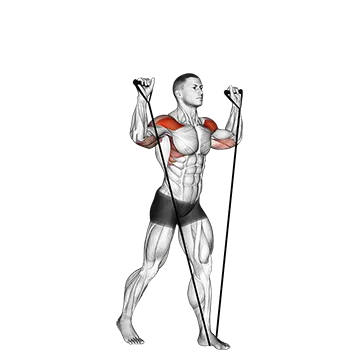 Band shoulder press