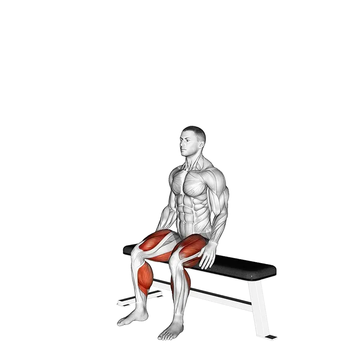 Jump from Seated Position exercise animation (Male)