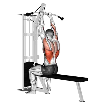 Cable Close-Grip Front Lat Pulldown