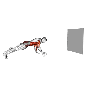 Plank Alternating Hit the Ball