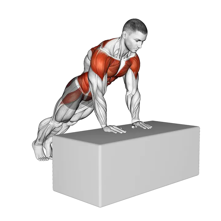 Incline Jack Plank exercise animation (Male)