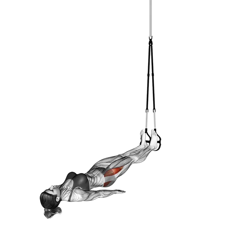 Suspension Hip Abduction exercise animation (Weiblich)