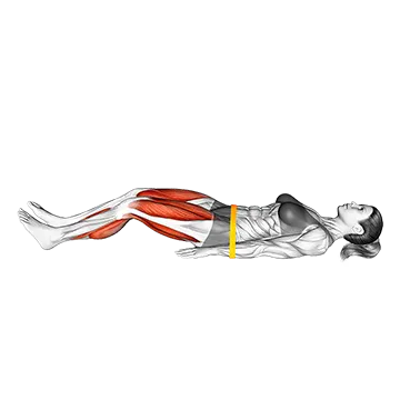 Resistance Band Glute Bridge Walk