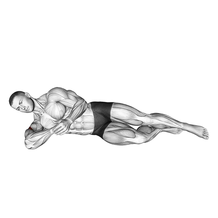 Side Lying External Rotation exercise animation (Male)
