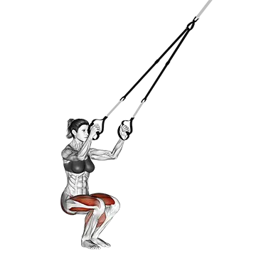 Suspension Jump Squat