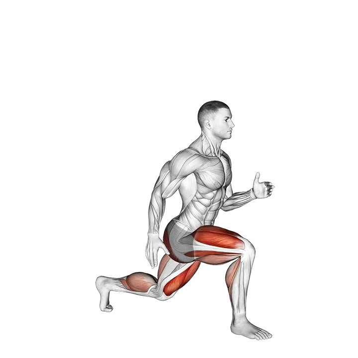 Jump Split exercise animation (Male)