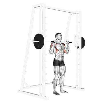 Smith Standing Shoulder Press