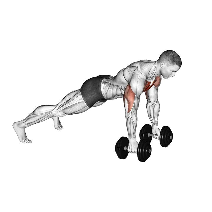 Deep Push Up exercise animation (Male)