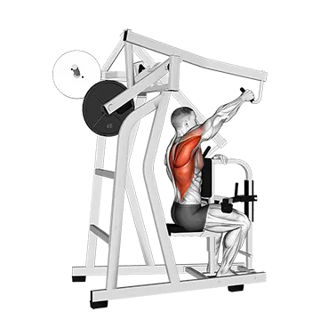 Lever One Arm Lateral High Row