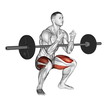 Barbell Zercher Squat Hold Isometric