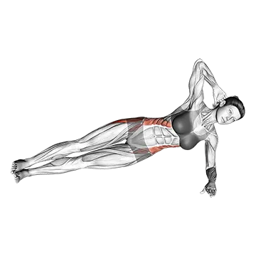 Lateral Side Plank (bent leg)