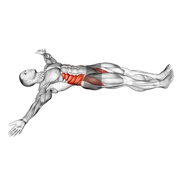 Supine Spinal Twist Yoga Pose
