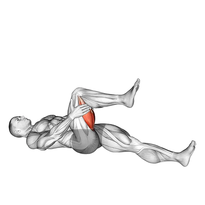 Hamstring Stretch exercise animation (Hombre)