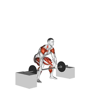Barbell Snatch from Blocks