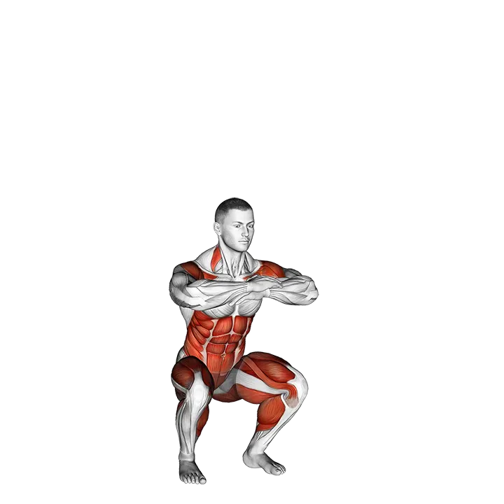 Knee Tuck Jump exercise animation (Male)