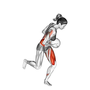 Medicine Ball Single Leg Wood Chop
