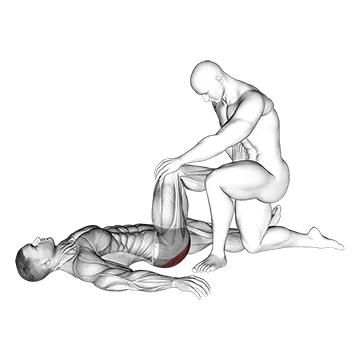 Assisted Lying Gluteus Maximus Stretch