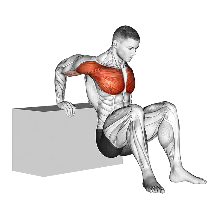 Reverse Chest Stretch exercise animation (Male)