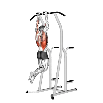 Hammer Grip Pull-up on Dip Cage