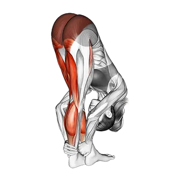 Standing Reach Down Hamstring Crossed Legs Stretch