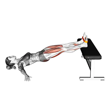 Resistance Band Supine Hip Bridge March