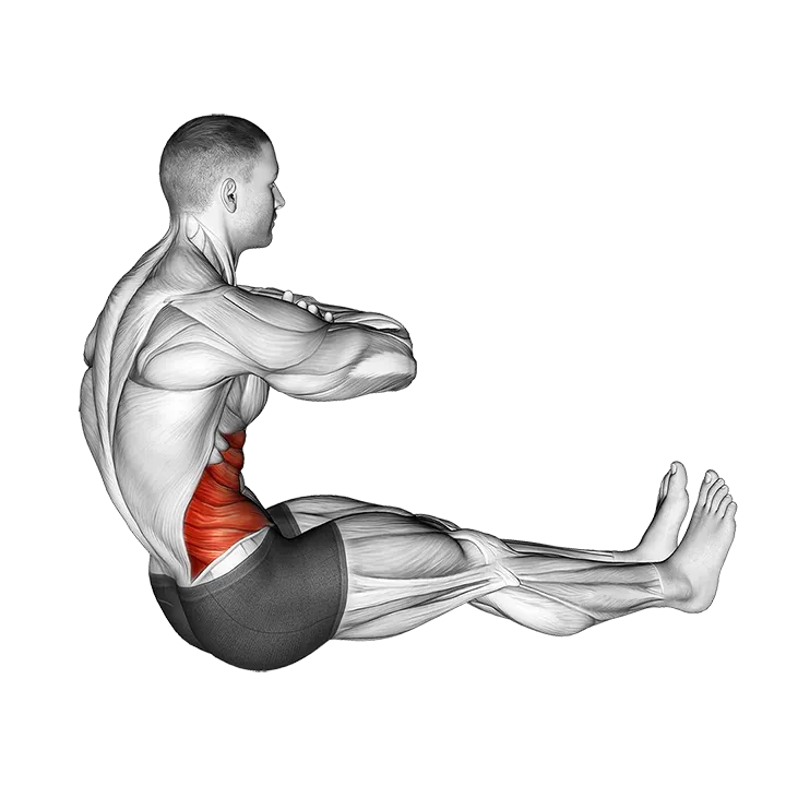 Spine Twist exercise animation (Male)
