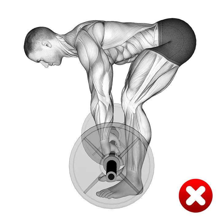 Deadlift - Hips (WRONG-RIGHT) exercise animation (Male)
