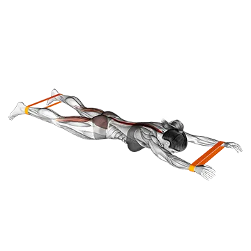 Resistance Band Floor Hyperextension