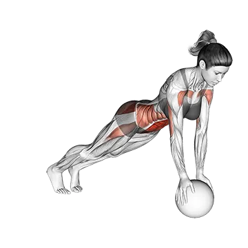 Jack Plank on Medicine Ball